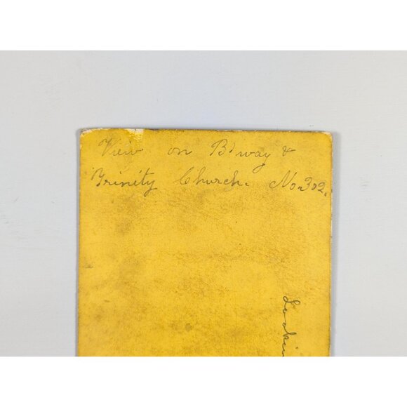 Antique AMERICAN VIEWS Stereoview card no. 128 The Flume from above, Franconia - Picture 6 of 7